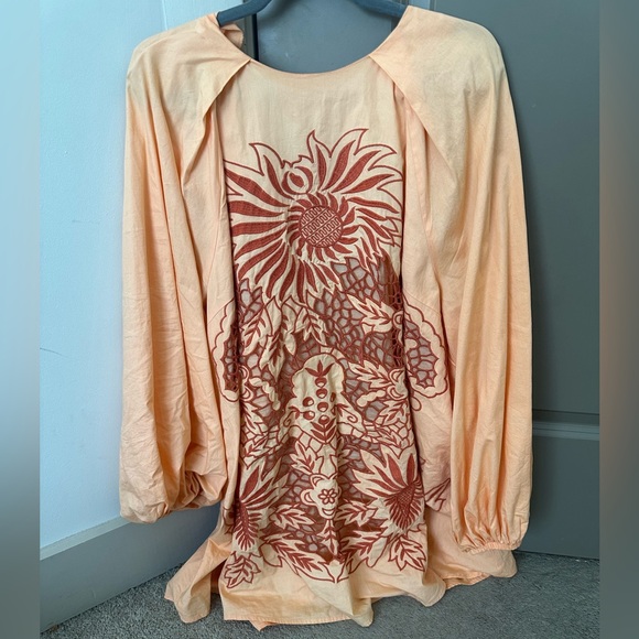 ASOS EDITION Embroidered Mini Dress - Picture 2 of 4